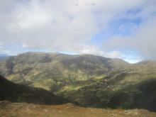 Winding road to Huancabamba Village