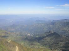 Winding road to Huancabamba Village